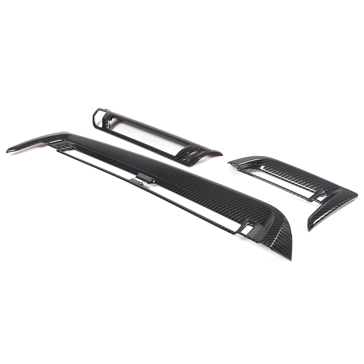 ABS Carbon fiber Center Console air outlet frame Trim For BMW X1 U11 2023-24 8