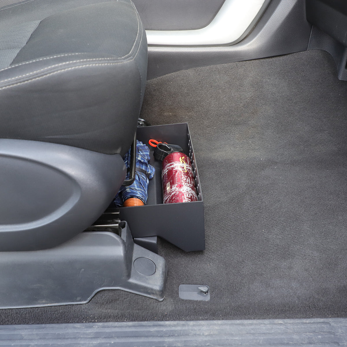 Aluminum Under Passenger Seat Storage Basket For Nissan Titan H61 2016-2023 9