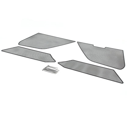 Front Grill Guard Side Vent Intake Mesh Grille Insert For Corvette C8 2020-26 9