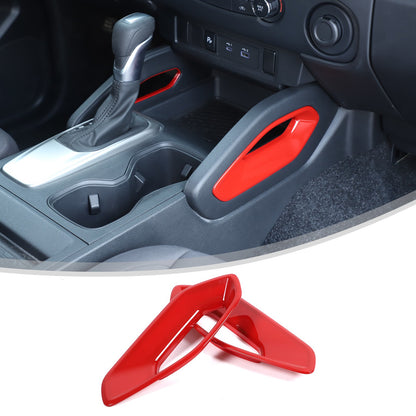 Sport Red ABS Center Console Side Armrest Trim Cover For Nissan Frontier 22+ US 17