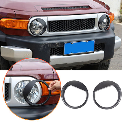 Matte Black ABS Full Exterior Cover Trim Set For Toyota FJ Cruiser 2007-2021 16