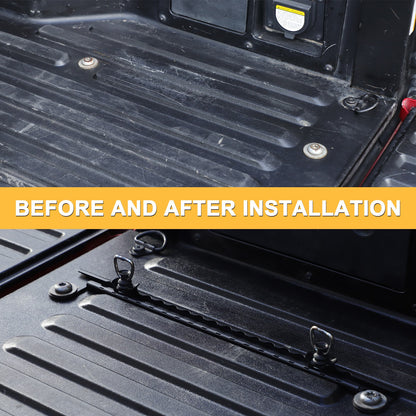 Carbon Steel Bed Side Extension Slot Trim For Toyota Tacoma 2016-2022 US 7
