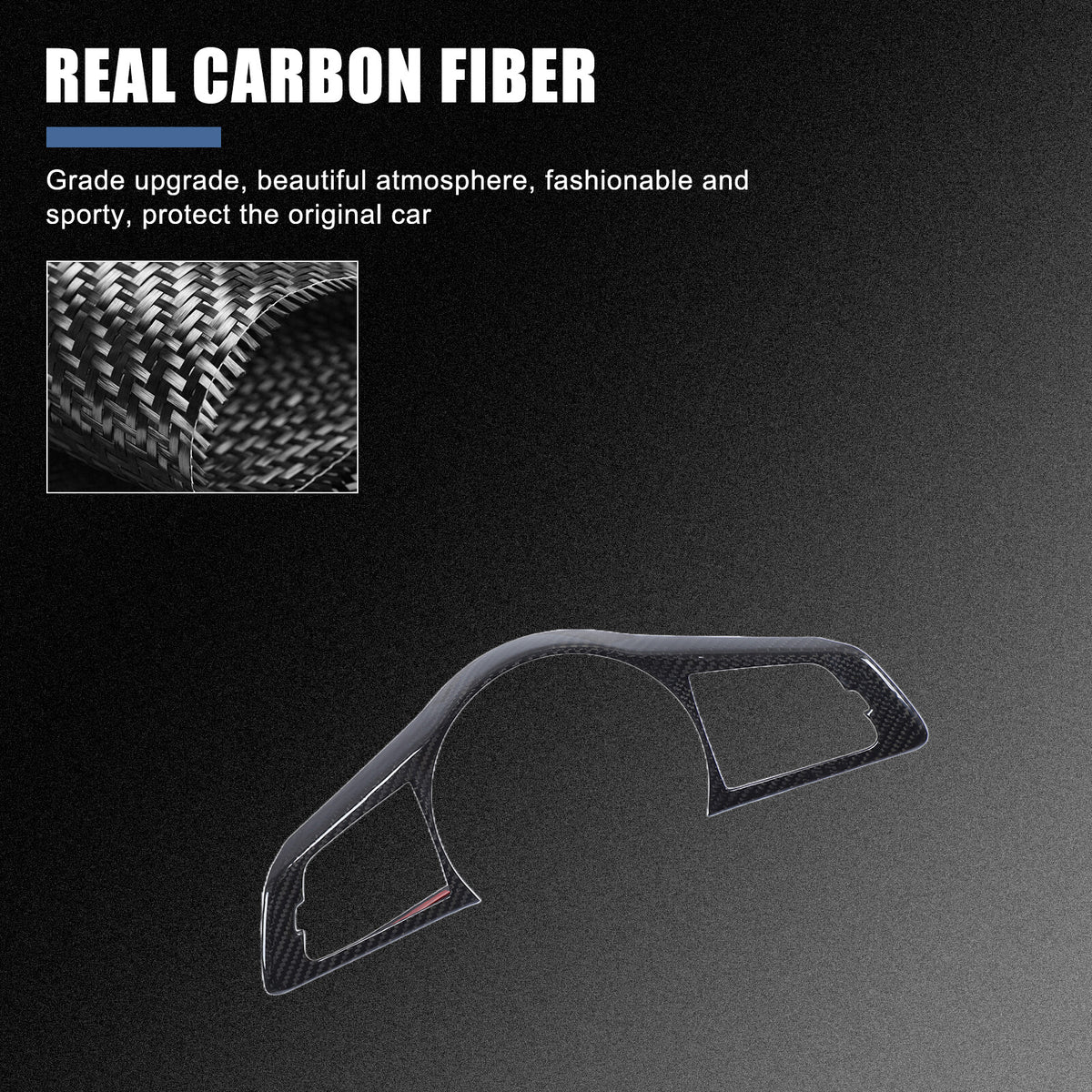 Real Carbon Fiber Steering Wheel Button Cover Trim For Nissan Z RZ34 400Z 2023+ 13