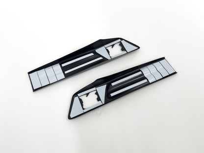 RSW Carbon Fender Emblem Panels For Nissan R35 GT-R MY07-13 Left & Right Handle 4