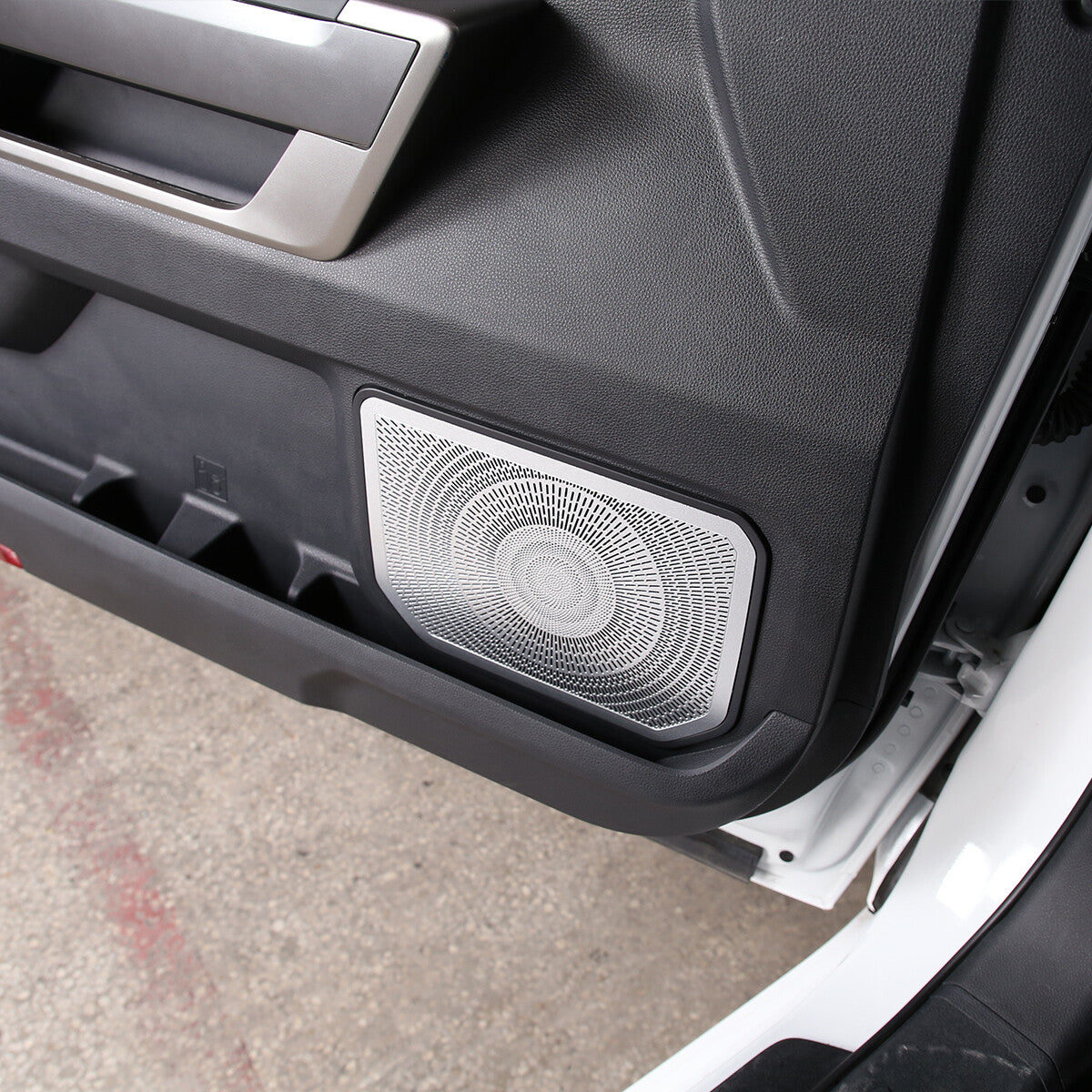 Steel Car Door Speaker Net Cover Tweeter Trim Mesh For Toyota Tun-dra 2022 9