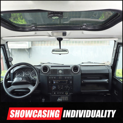 Silver A-Pillar Mount Bracket Holder For Land Rover Defender L316 2004-2018 16