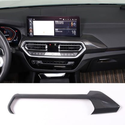 Real Carbon Fiber Air Vent Dashboard Frame For BMW X3/X4 2022-2023 1