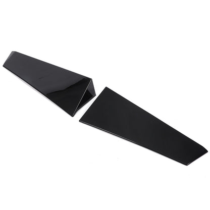 Glossy Black anti-wind buffeting deflector Trim Cover For Corvette C8 Coupe 2026 15