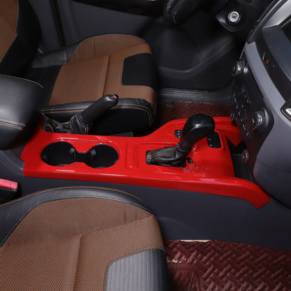 ABS Red Center Console Gear Shift Panel Trim For Ford Ranger T7 T8 2015-2021 16