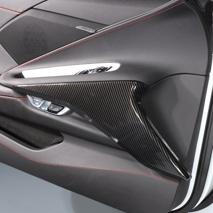 ABS Carbon Fiber Interior Full Cover Trim Kit Set For Corvette C8 2020-2025 73