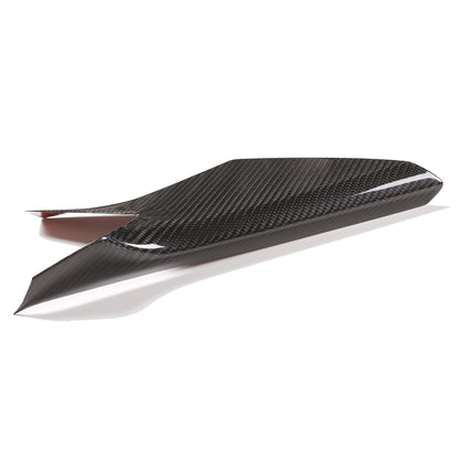 Carbon Fiber Interior Gear Shift Panel Side Trim For Toyota Supra 19-24 2