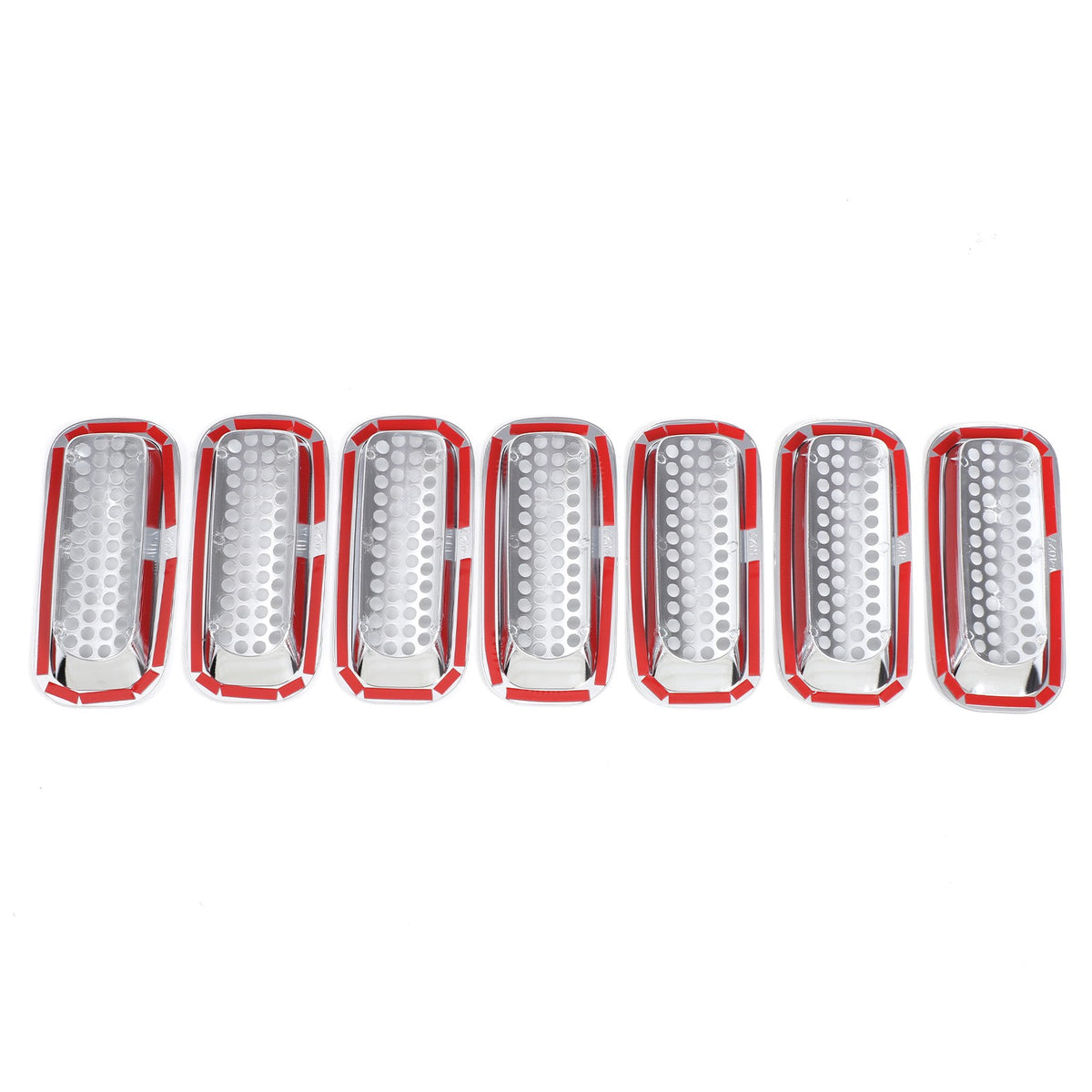 ABS Silver Front Grille Insect Screen Cover For Hummer H3 2005-2009 17