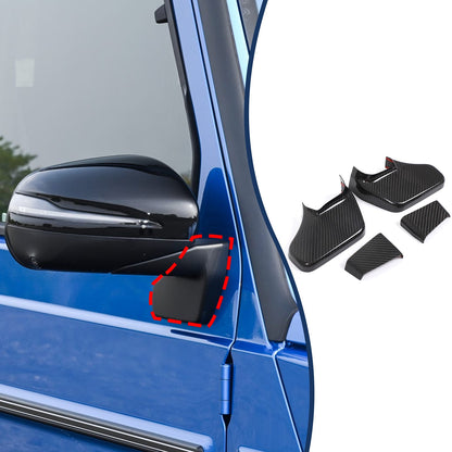 Real Carbon Fiber Rearview Mirror Base Cover Trim For Benz G-Class W465 2025 US 14