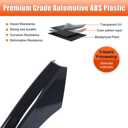 Carbon Front Fog Lamp Light Upper Strip Trim For LR Discovery Sport L550 24+ US 8