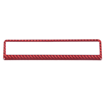 Red Soft Carbon Fiber Interior Decor Trim Kit Cover Set For Corvette C8 20-25 56