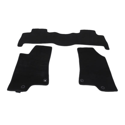 Black Car Floor Mats Cargo Carpets Foot Pads For Hummer H3 2005-2009 8