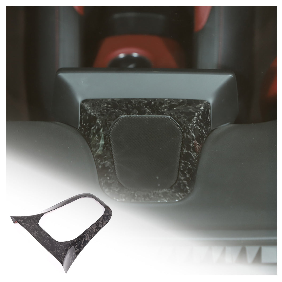 Forged Real Carbon Fiber Dashboard Speaker Trim Cover For Toyota Supra A90 2019+ 7