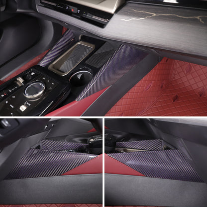 Real Carbon Fiber Center console Gear Shift Side Trim For BMW 5 Series G60 2024+ 23