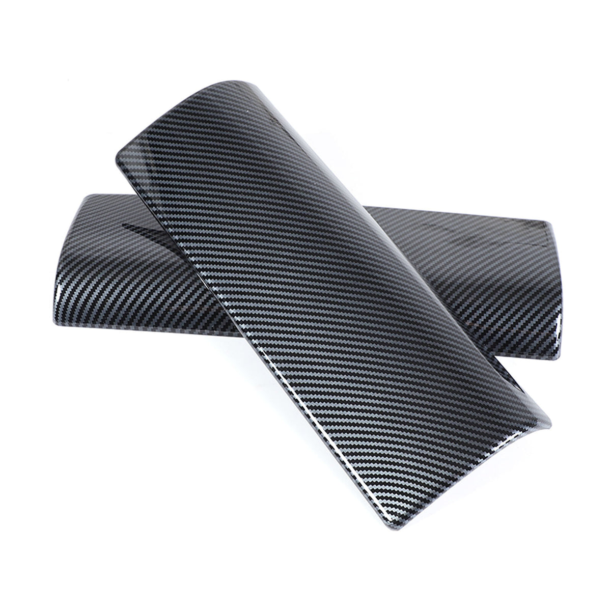 ABS Carbon Fiber Center Console Armrest Box Cover Trim For Benz e Class 2024 5