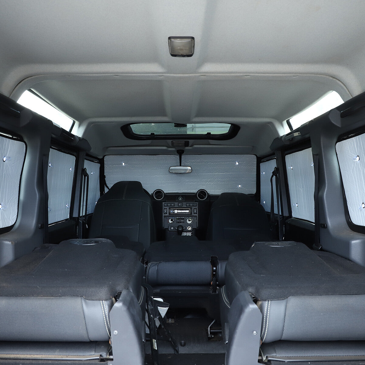 Car Full Window Sunshade Cover Shades Sun Visor For Land Rover Defender 2004-18 5
