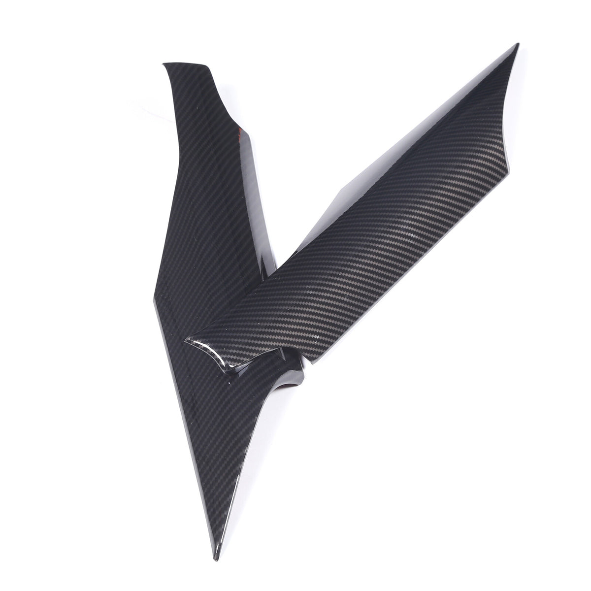 6PCS Carbon Fiber Pattern Interior Door Panel Cover Set For Corvette C8 2020-26 15