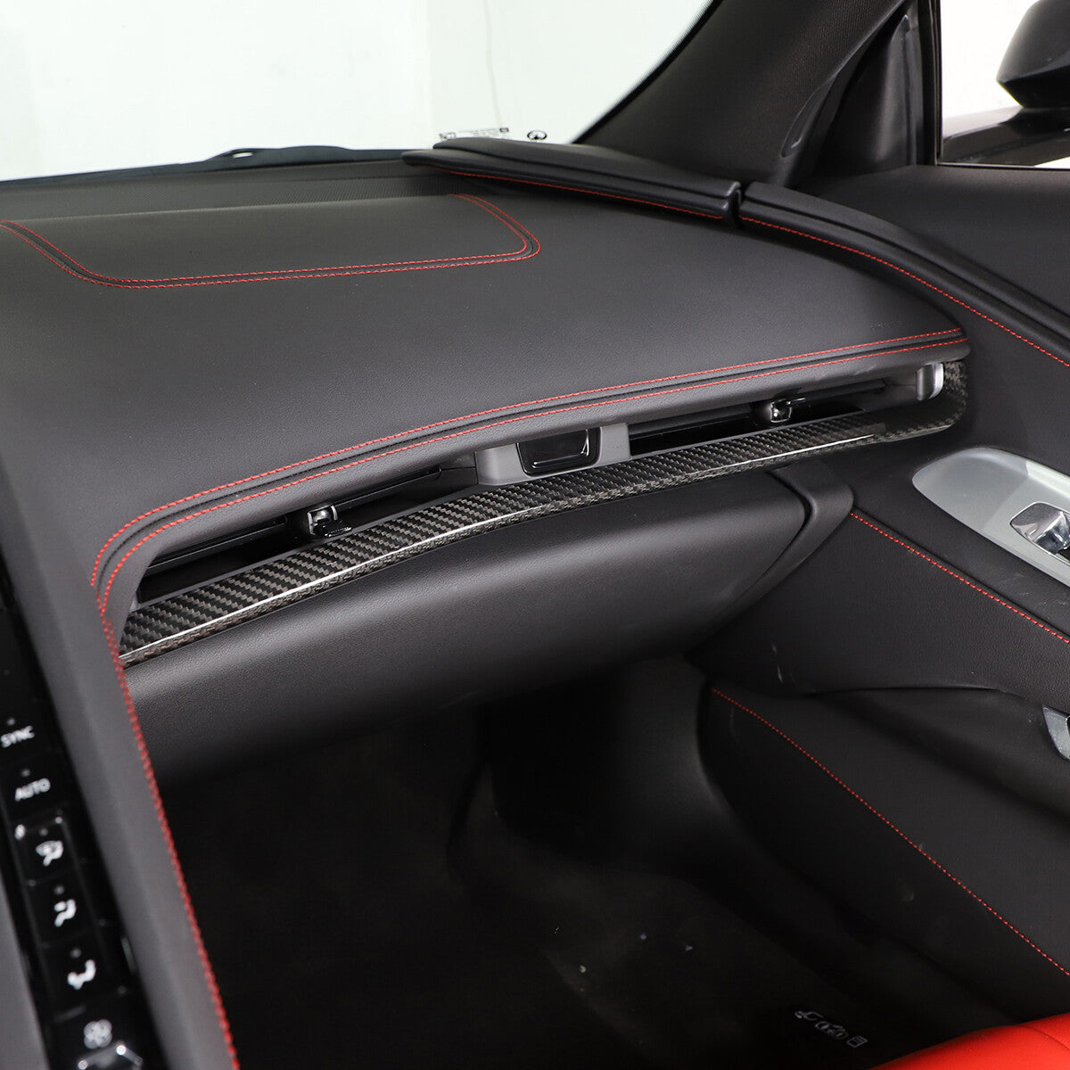 Real Dry Carbon Fiber Full Interior Center Set Trim Kit For Corvette C8 20-25 US - Styles 1-5 11