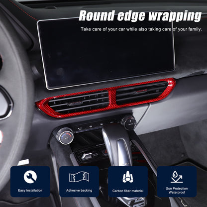Red Real Carbon Fiber Interior Exterior Conosle Trim Cover For Lotus EMIRA 21-25 220