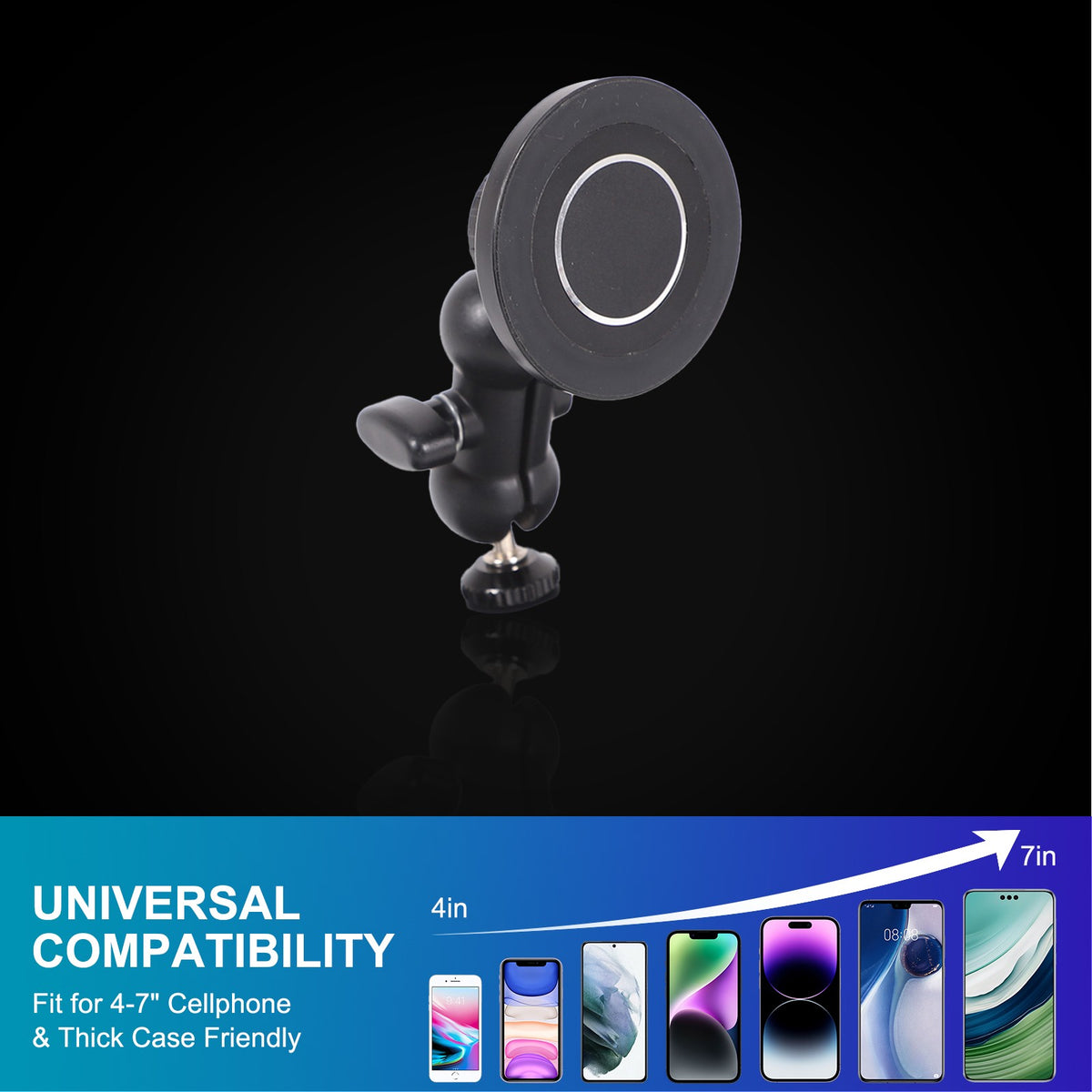 Off-Road Magnetic Phone Holder For Land Rover Discovery 3 L319 2004-2009 13