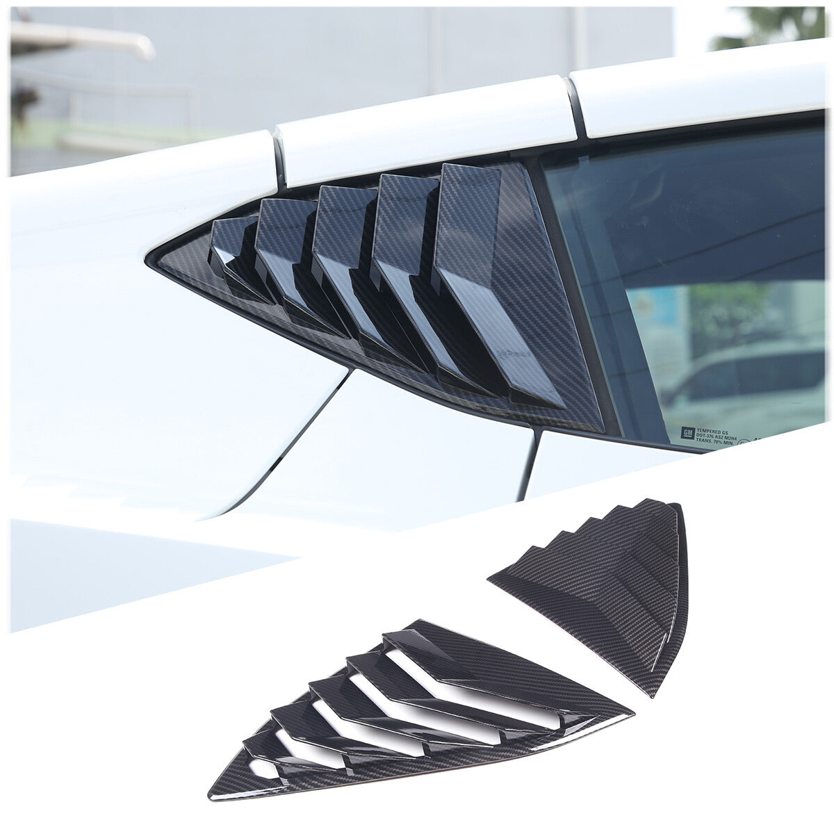 Car Exterior Decoration Cover Trim Kit Accessories For Corvette C8 Coupe 20-25 91