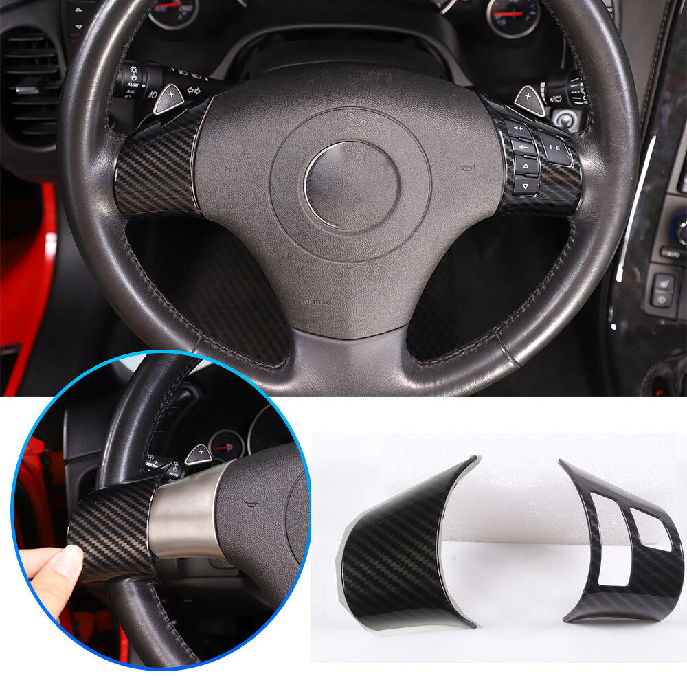 ABS Carbon Fiber Interior Exterior Cover Trim Kit For Corvette C6 2005-2013 150