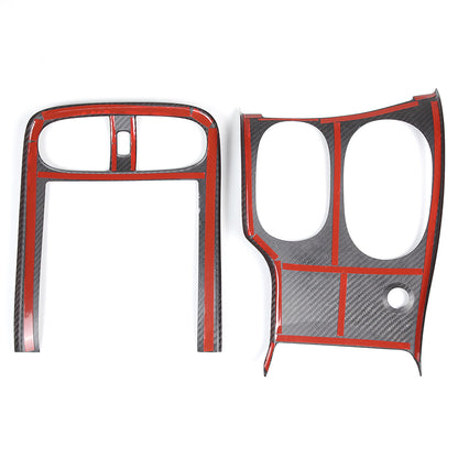 Forged Real Carbon Fiber Full Interior Set Decor Cover Trim Kit for Corvette C6 115