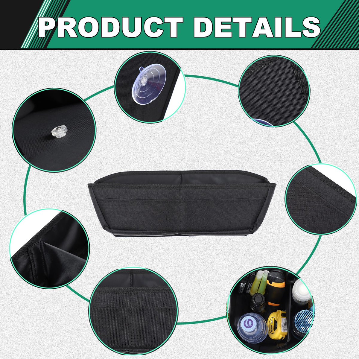 Rear Trunk Tailgate Storage Box For Corvette C8 2020+ US 9