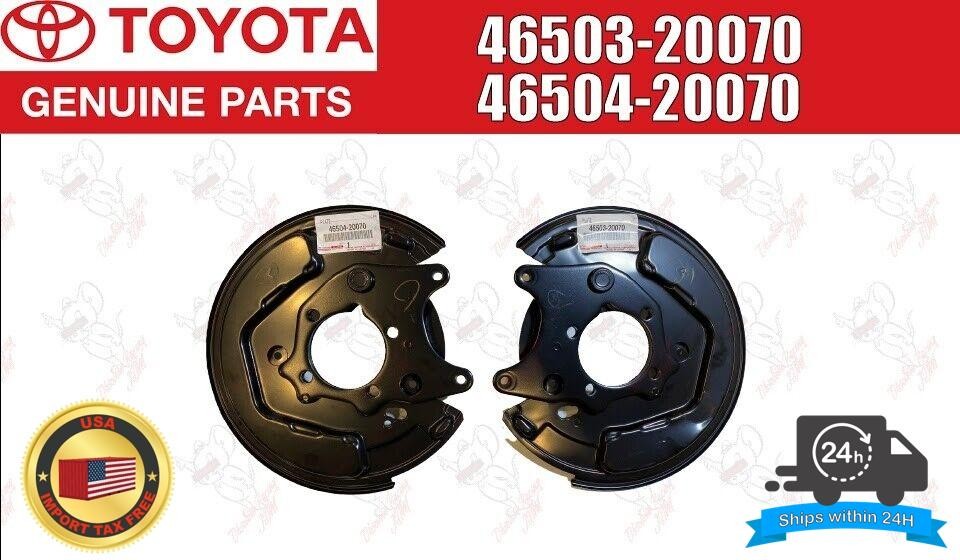 Toyota Corolla Celica Matrix Parking Brake Plate Subassembly LH & RH Set OEM 1