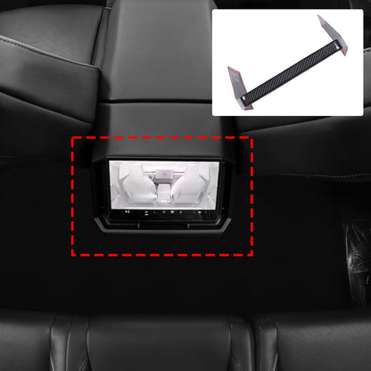 Real Dry Carbon Fiber Center Console Interior Trim For Tesla Cybertruck 2024+ 48