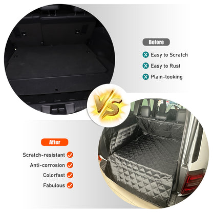 Dog Car Trunk Mat Hammock Pet Seat Cover For Toyota Land Cruiser Prado LC250 24+ 10