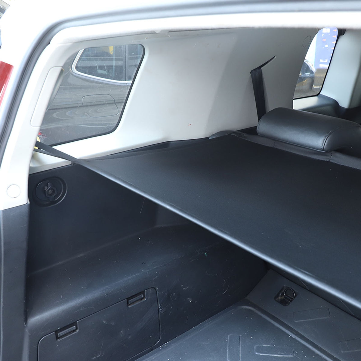 Black Rear Trunk Cargo Cover Sun Shade Sun Visor For Toyota FJ Cruiser 2007-2021 15