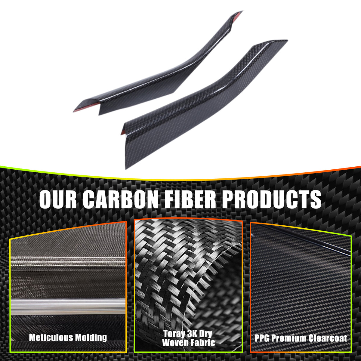 Real Carbon Fiber Side Gear Shift Box Cover Trim For Subaru WRX STI VB 2022-2024 17