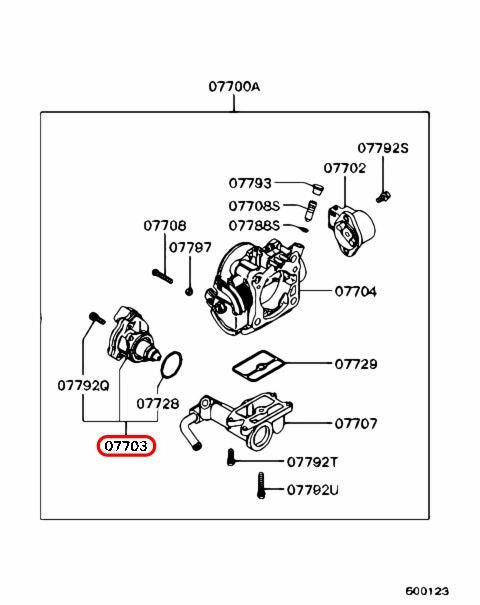 Mitsubishi OEM Idle Air Control Valve MD628059 for Montero 3