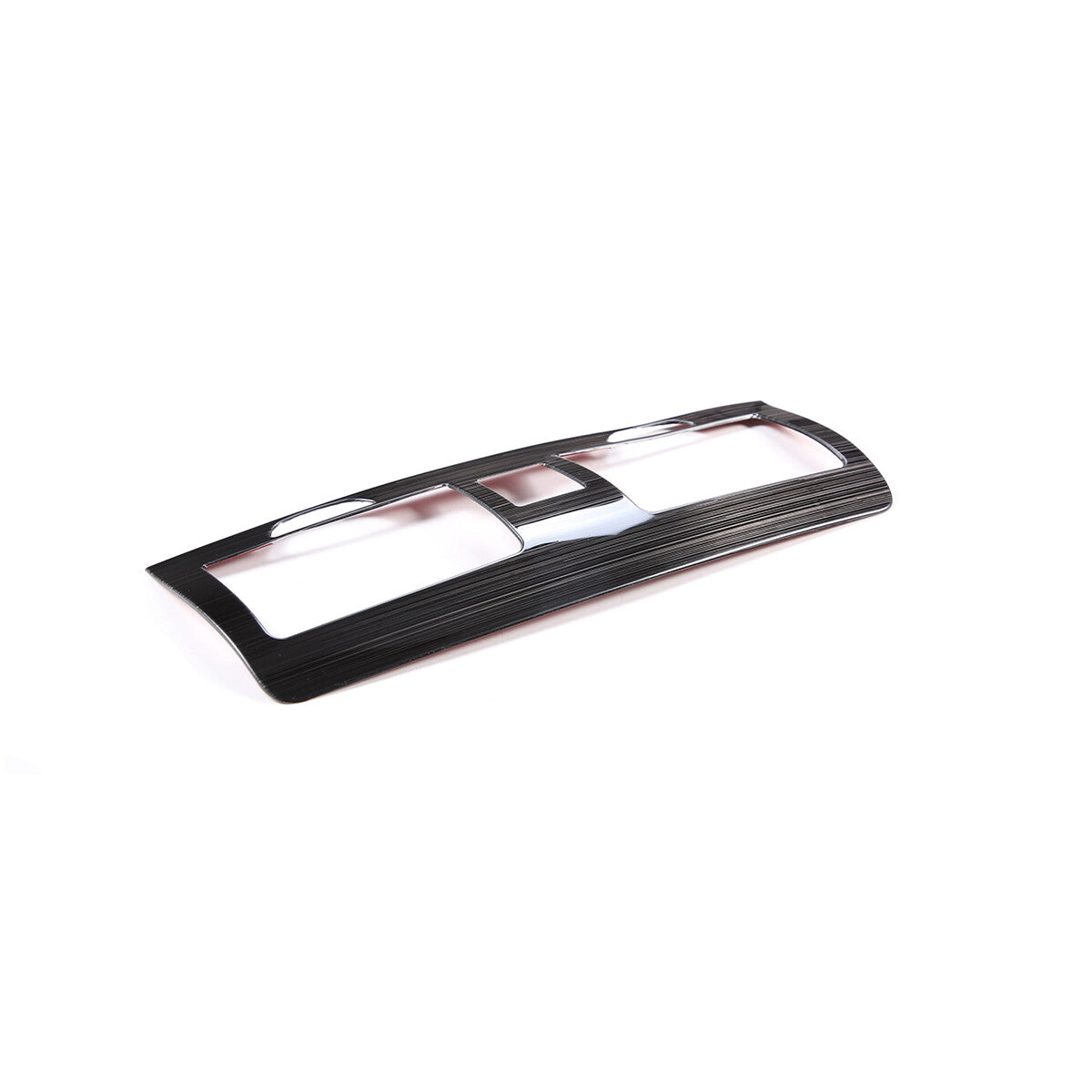 Black Steel Central Control Air Outlet Cover Trim For Hummer H3 2005-2009 9