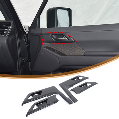 ABS Carbon Fiber Interior Door Bowl Panel Trim Cover For Lexus GX550 2025+ 4