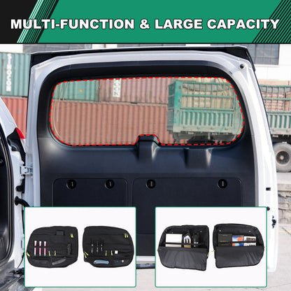 Tailgate Rear Door Cargo Trunk Storage Bag Organizer For Toyota Prado FJ150 2010 2