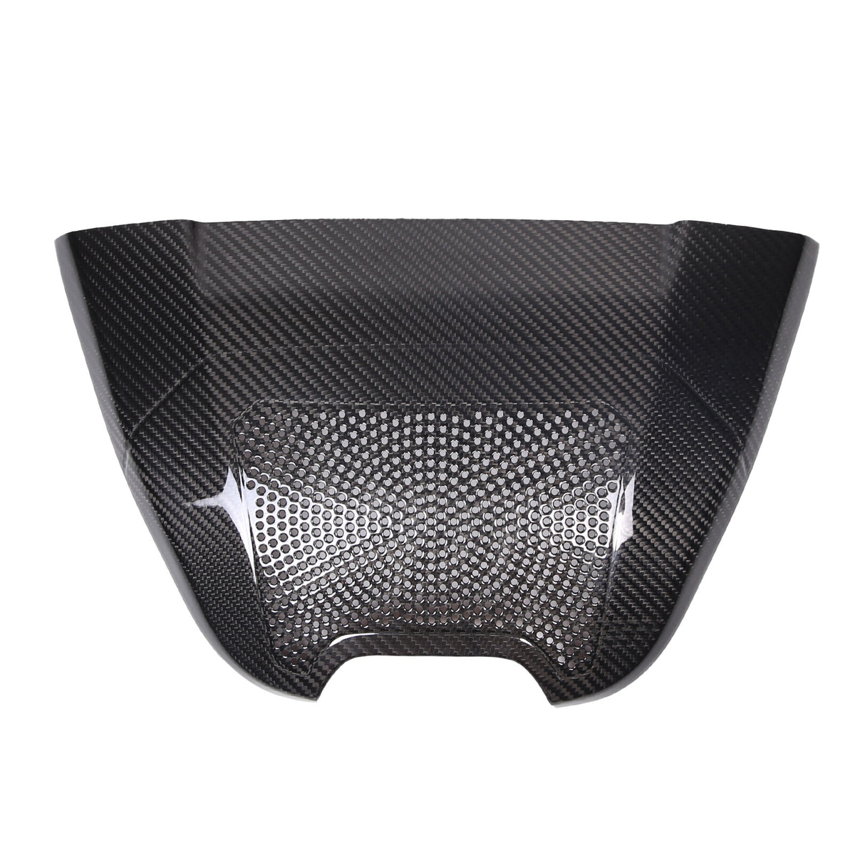 Real Carbon Fiber Rear Charger Speaker Cover Trim For Corvette C8 Convertible 7
