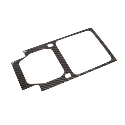 Real Carbon Fiber For LR Defender 110 90 20-24 Cup Holder Panel Frame Trim Cover 5