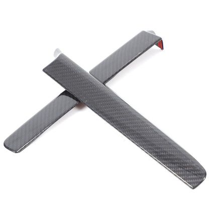 Real Carbon Fiber Side Air Outlet Upper Emblem Panel Trim For Corvette C6 05-13 4