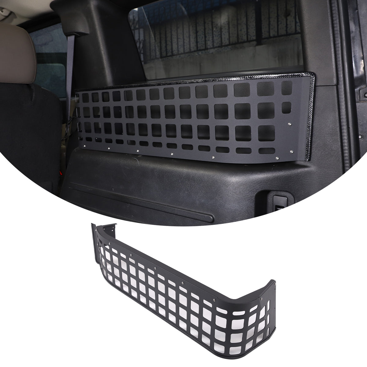 Alloy Trunk Left + Right Side Storage Tray Bracket For Hummer H2 2003-2007 US 3