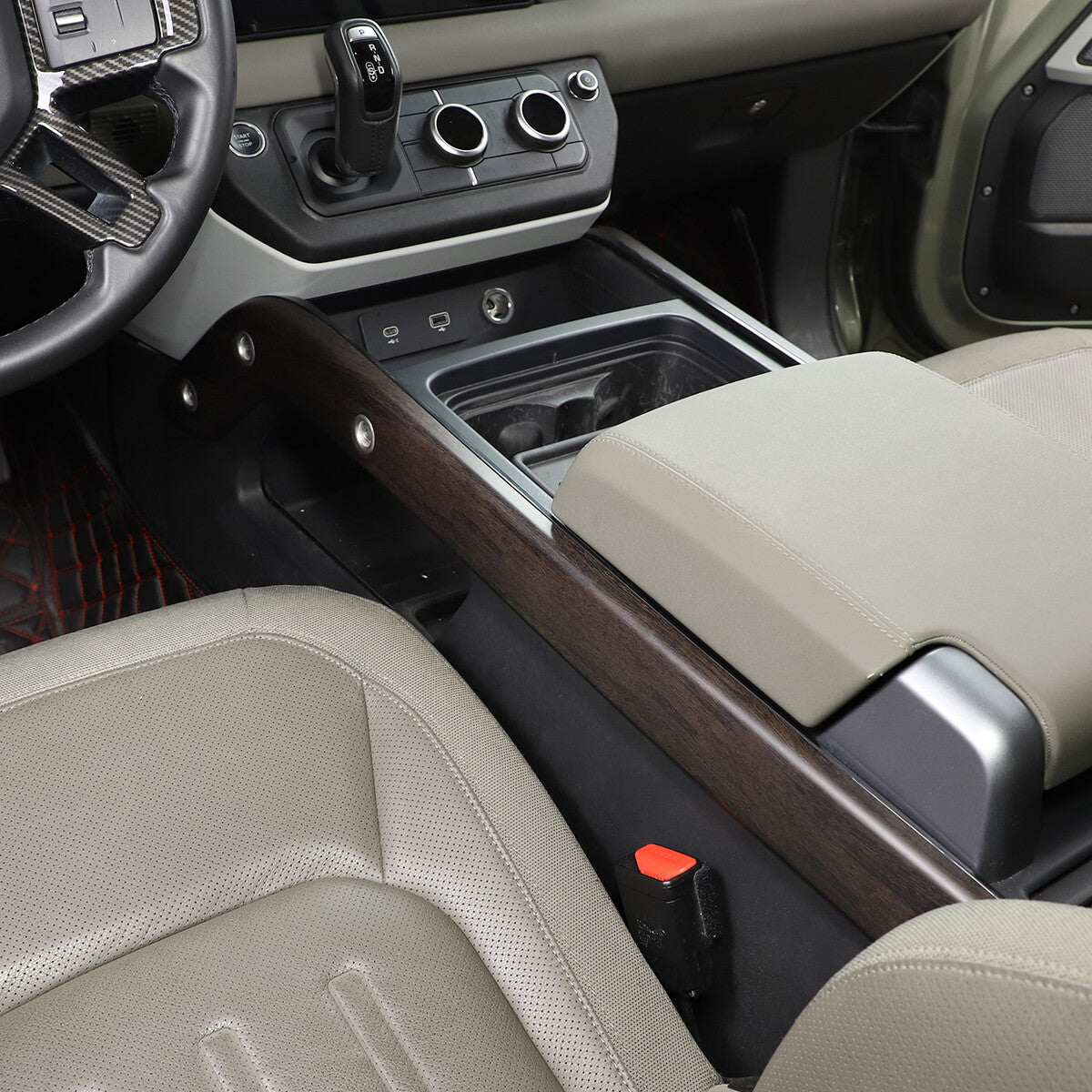 Center Console Trim Kit For Land Rover Defender L663 2020+ US 2