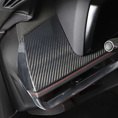 Real Carbon Fiber Driver Side Air Vent Upper Trim Cover For Corvette C8 20-25 US 7