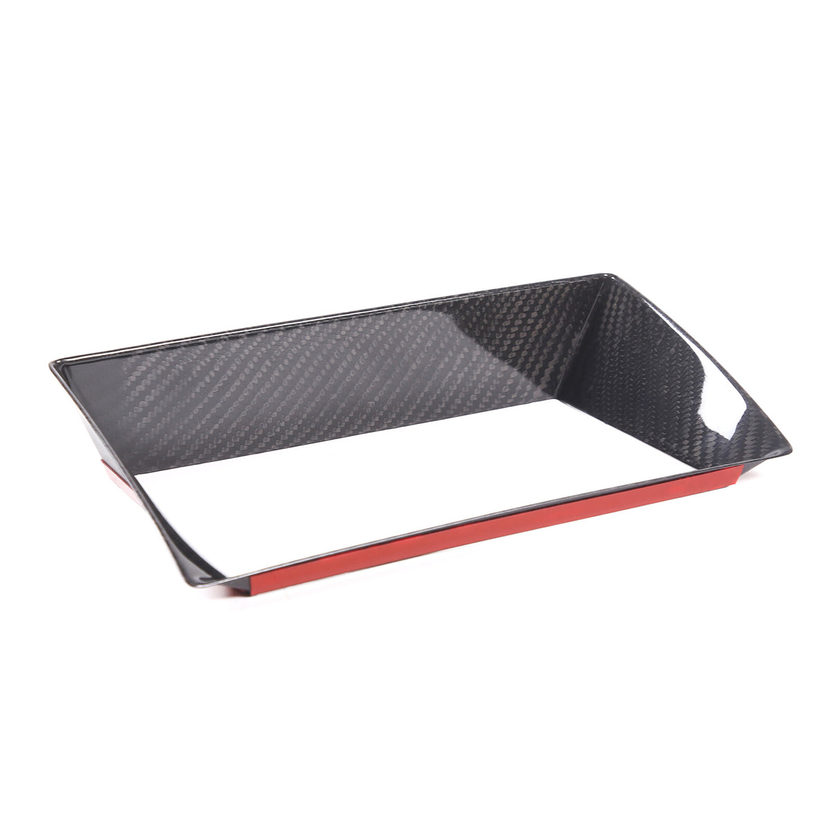 Real Carbon Fiber Touch Display Navigation Screen Cover For Jaguar F-TYPE 13-18 7