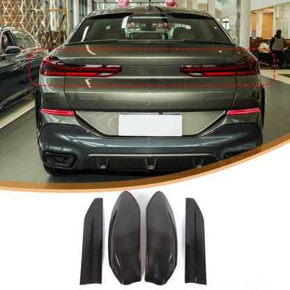Smoked Rear Tail Light Guard Decor Cover Trim Bezels For BMW X6 G06 2020-2026 7
