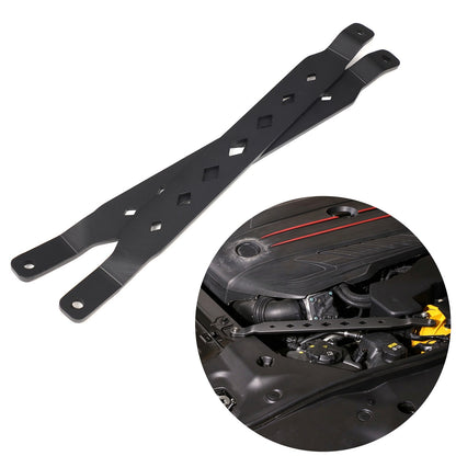 Black Aluminum Engine Bay Strut Tower Brace Trim For Toyota Supra A90 2019+ 12